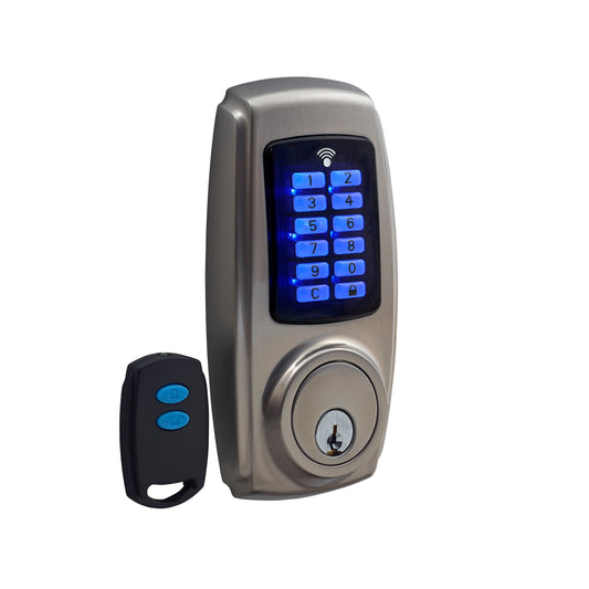 Stealth Electronic Keypad Deadbolt, Includes 2x Remotes