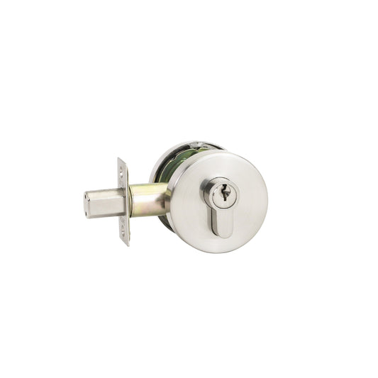 Jura Elite Round Slimline Deadbolt, Double Cylinder