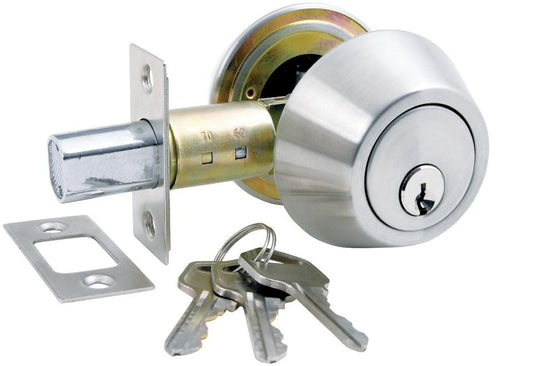 Jura Double Deadbolt, Keyed Different - Display Packed